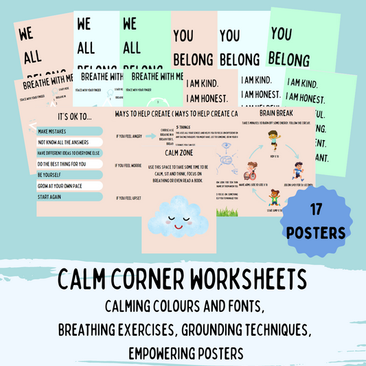 Calm Classroom Poster Bundle