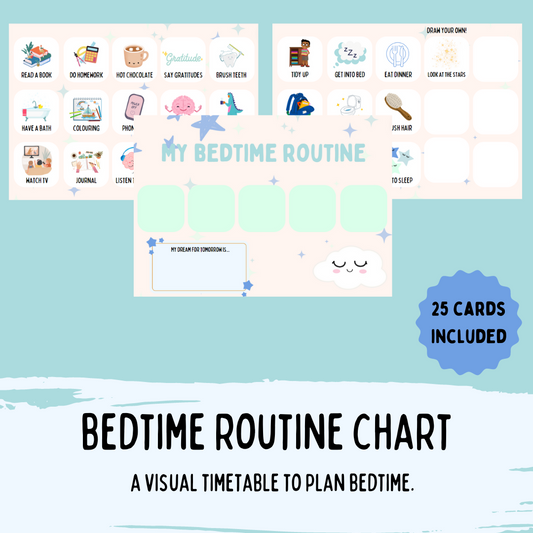 Bedtime Routine Chart (Digital Download)